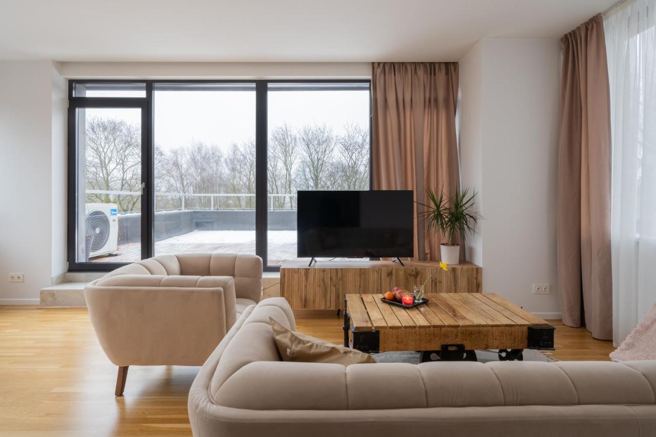 1-Bedroom Penthouse With Underground Parking Riga Eksteriør billede