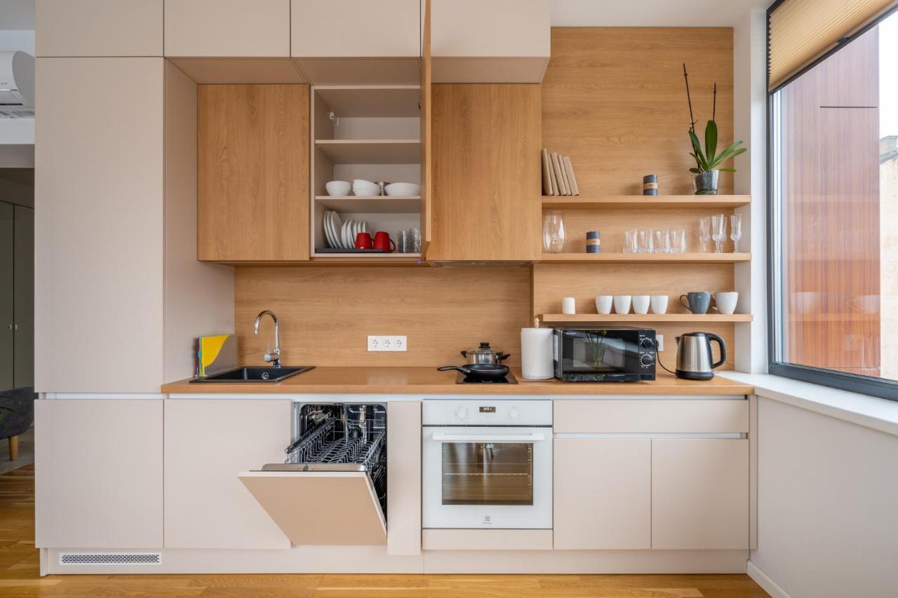 1-Bedroom Penthouse With Underground Parking Riga Eksteriør billede